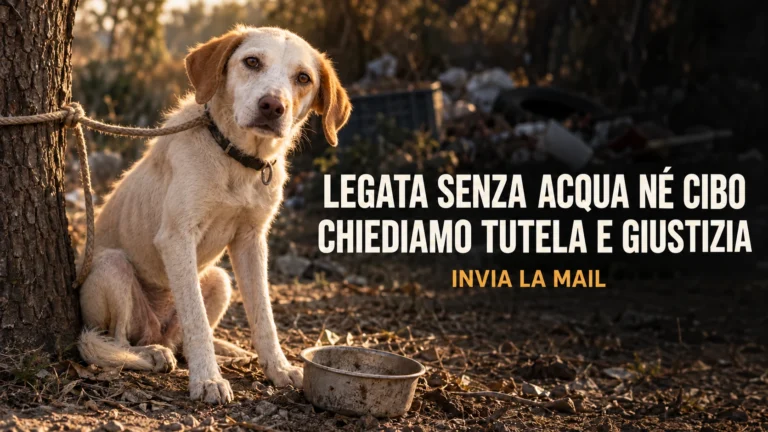 Richiesta tutela definitiva della cagnolina sequestrata a Messina
