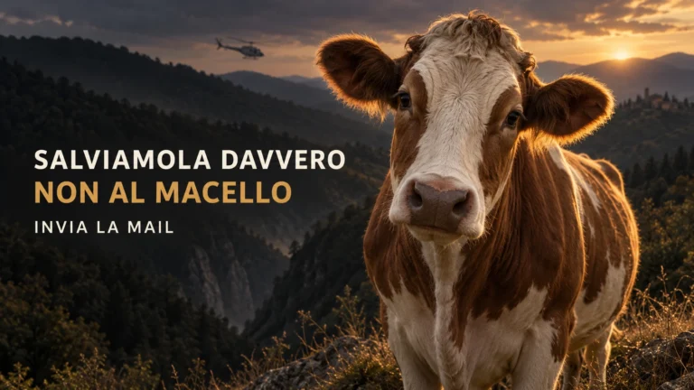 Richiesta affidamento della mucca recuperata a Firenzuola a un santuario