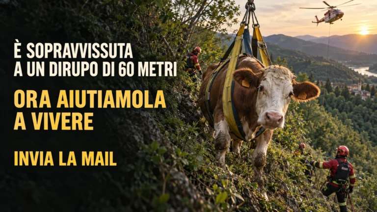 Richiesta di affidamento della bovina salvata dal dirupo di Firenzuola
