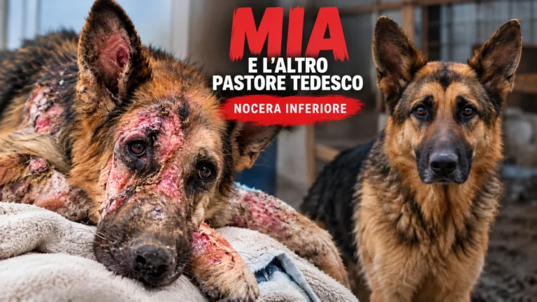 Richiesta di aggiornamenti sulle condizioni dei due pastori tedeschi sequestrati a Nocera Inferiore